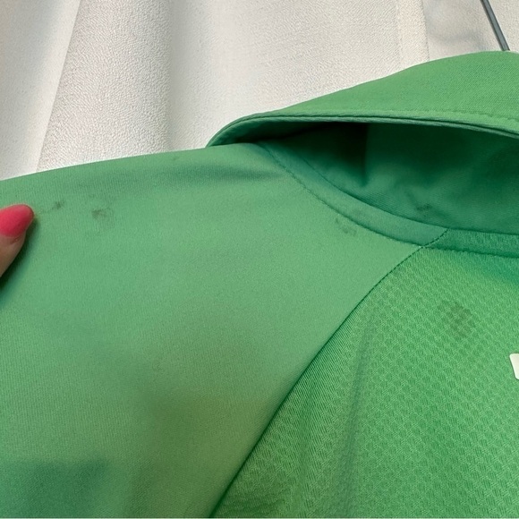 Oakley Men's Color Block Shade Polo Shirt, Trifoil Green XL - Picture 6 of 9